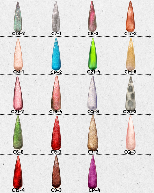 Nena's Nails Cat Eye Gel Polish Collection – 19 Stunning Colors