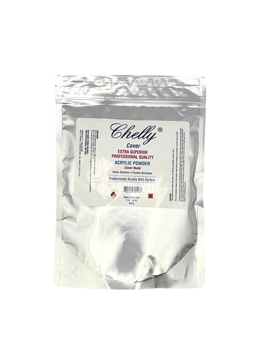 Chelly Acrylic Powder Cover – 1 lb | Rose, Nude, Beige, Blush Pink Sheer, White, Medium Pink, Pink Sheer, Clear Sheer