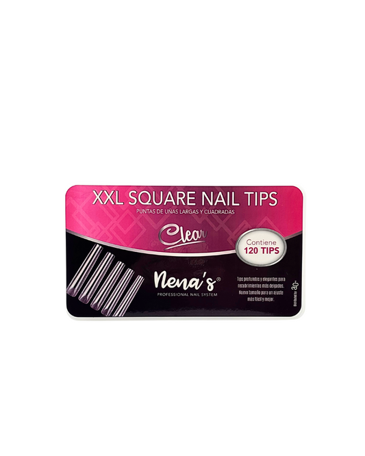 XXL Square Clear Nail Tips