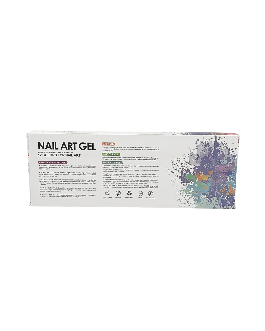 Nail Art Gel - Fluorescent & Regular