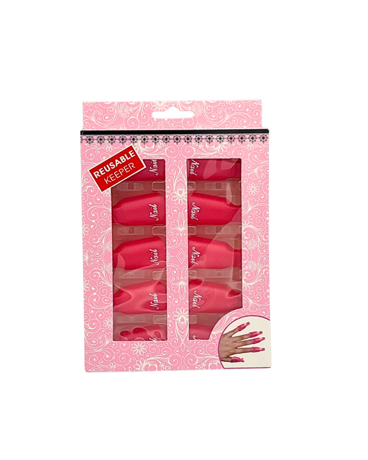 Pink Gel Polish Remover Keepers  – Easy Soak-Off Process